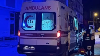 Kocaeli Darıca'da Apartman Merdiveninden Düşme Kazası!