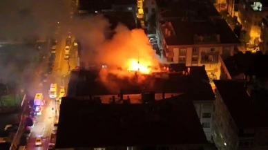 Avcılar'da Çıkan Çatı Yangını Korku Dolu Anlar Yarattı!