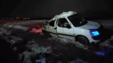 Domuz Sürüsüne Çarpmamak İçin Kaza Yaptı: 3 Kişi Yaralandı!