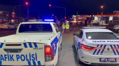 Düzce'de Polis Memuruna Çarpan Sürücü, Polis Tarafından Yakalandı!