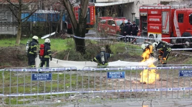 Kocaeli'nin Kartepe ilçesindeki metro inşaatında metan gazı yangını!
