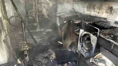 Kocaeli'de Prefabrik Evde Çıkan Yangın Paniğe Neden Oldu!