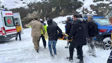 Kürtün'de Kar Yağışı Nedeniyle Meydana Gelen Kazada 5 Kişi Yaralandı!