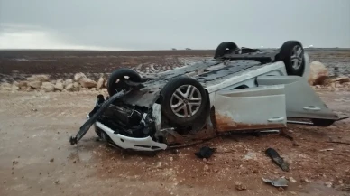 Suruç'ta Otomobilin Devrilmesi İle Kaza Meydana Geldi!