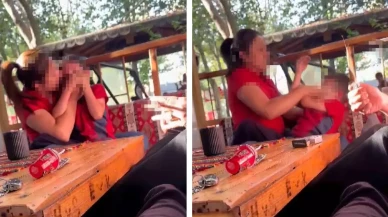 Vicdansız ebeveyn, çocuğuna şiddet uyguladı: Görüntüler dehşete düşürdü!