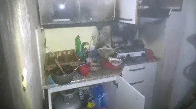 Isparta'da Apart Dairede Doğalgaz Kaynaklı Felaket Yangın!