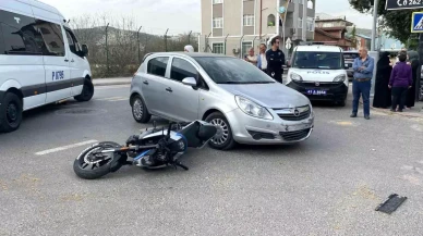 Kocaeli İzmit'te Motosiklet Kazası: Bir Kişi Yaralı!