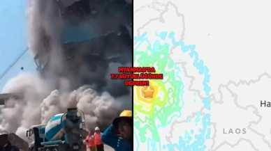 Myanmar'da meydana gelen 7.7 büyüklüğündeki deprem son dakika gelişmesi!