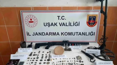 Uşak'ta Tarihi Eser Kaçakçılığı Operasyonu