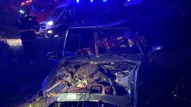 Kırklareli'nde Meydana Gelen Trafik Kazasında 2 Kişi Yaralandı