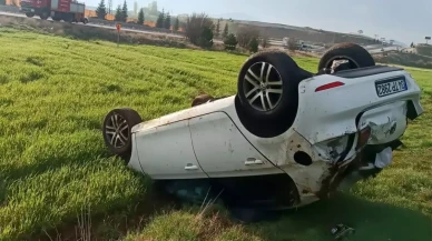 Kütahya'da Meydana Gelen Kazada Araç Takla Attı, Sürücü Hayatını Kaybetti