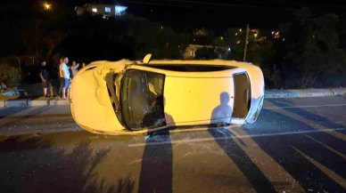 Antalya Gazipaşa'da Trafik Kazasında Sürücü Şans Eseri Kurtuldu!