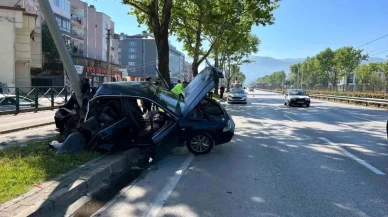 Bursa'da Trafik Kazasında İrem T. İle Polat Can P. Yaralandı!