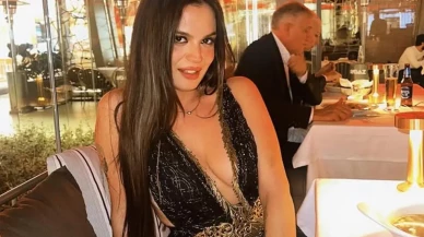 Aslı Bekiroğlu ve sevgilisi Çeşme'de dudak dudağa yakalandılar!
