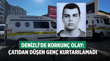 Denizli'de 7 Katlı Apartmanın Çatısından Düşen Samet Kuzucu Öldü