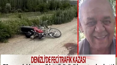 Denizli Acıpayam'da Motosiklet Kazası: 70 Yaşındaki Sürücü Öldü