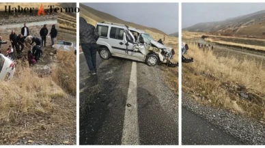 Muş-Bulanık yolunda zincirleme Trafik Kazası: 1 Ölü, 2 Yaralı