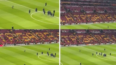 Fenerbahçeli futbolcular stadyumu gezerken olay şarkıyı açtılar!