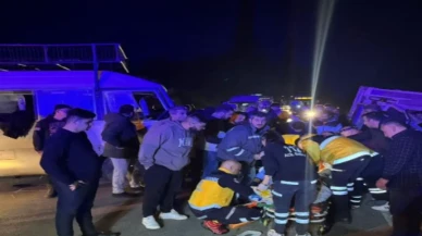 Otobüs İle Kıb-Tek Emekçilerini Taşıyan Araç Çarpıştı!