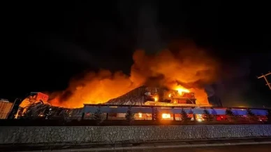 Çorum'da bir gıda fabrikasında meydana gelen yangın korkuttu
