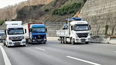 Bayram önlemi Büyük tonajlı araçlar için yasaklanan yollar belirlendi.