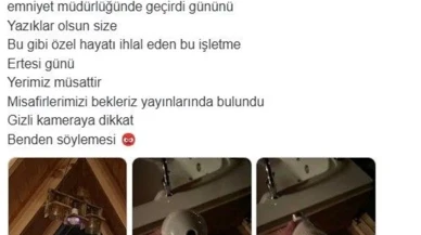 Sapanca'da lüks bungalovda yaşanan gizli kamera skandalı İki kişi  yakalandı