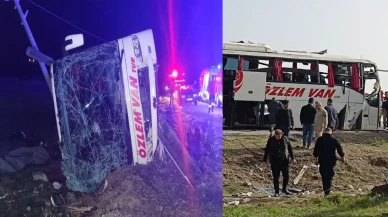 Van'ın Gevaş İlçesinde Otobüs Kazasında 28 Kişi Yaralandı!