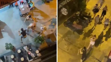 İstanbul Taksim'de Trans Bireyler Grup Halinde Sopalı Saldırı Kamerada