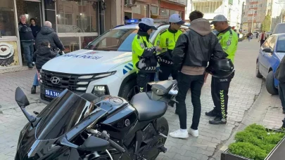 Plakasız Motosiklet Sürücüsüne Cezada Rekor
