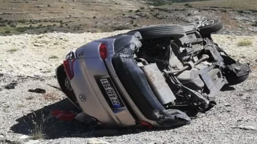 Malatya Darende ilçesinde Trafik Kazası: 1 Ölü, 2 Yaralı!