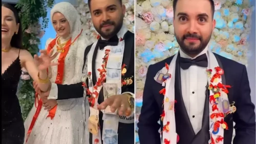 Kadir Ezildi'nin görkemli düğününde adeta altın yağdı!