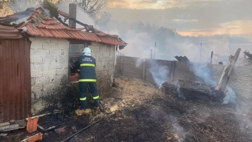 Kırklareli'nde Yangın: 600 Saman Balyası Yandı, Kül Oldu!