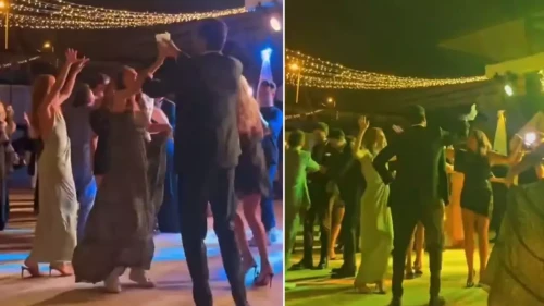 Sinem Kobal ve Kenan İmirzalıoğlu'ndan düğünde "Erik Dalı" performansı