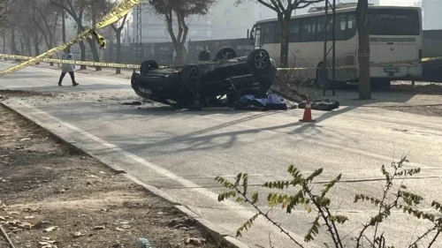 Konya'da Takla Atan Otomobilde 14 Yaşındaki  Öldü