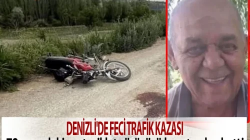Denizli Acıpayam'da Motosiklet Kazası: 70 Yaşındaki Sürücü Öldü