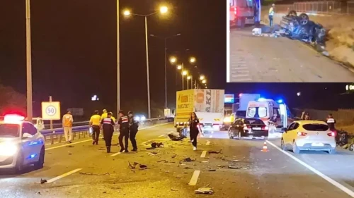 Ankara Etimesgut'ta Ters Yöne Giren Araç felaket Bir Kazaya Neden Oldu!