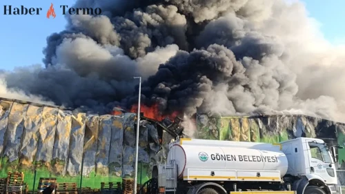 Balıkesir Gönen'de Süt Fabrikasında Korkunç Yangın: 2 İşçi Can Verdi