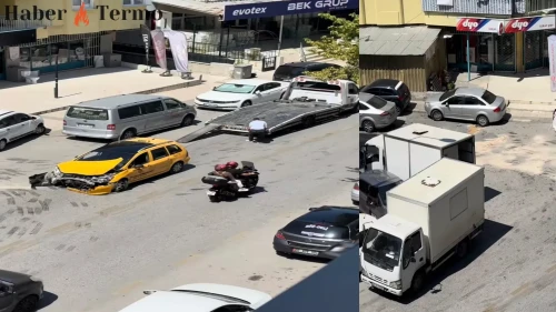 Denizli Akkonak'ta Hastane Taksisi Felaket Bir Şekilde Kaza Yaptı!