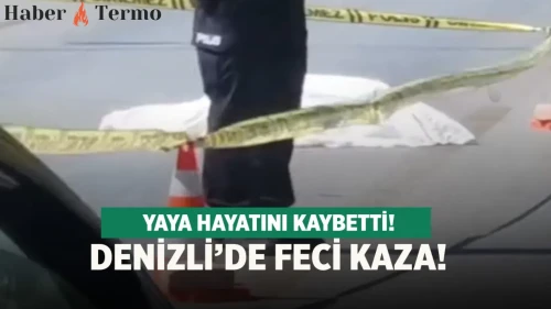Denizli'de Feci Kaza: Karşıya Geçen Kadın Hayatını Kaybetti!