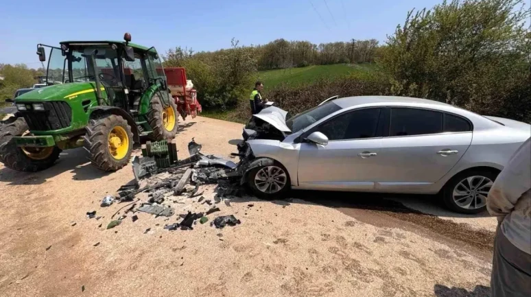Bilecik'te Meydana Gelen Trafik Kazasında 1 Kişi Yaralandı!