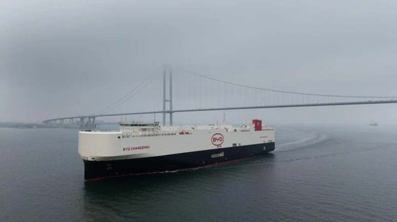 Türkiye'deki Rekor, BYD'nin Dev Araç Gemisi 'BYD CHANGZHOU'yu Getirdi