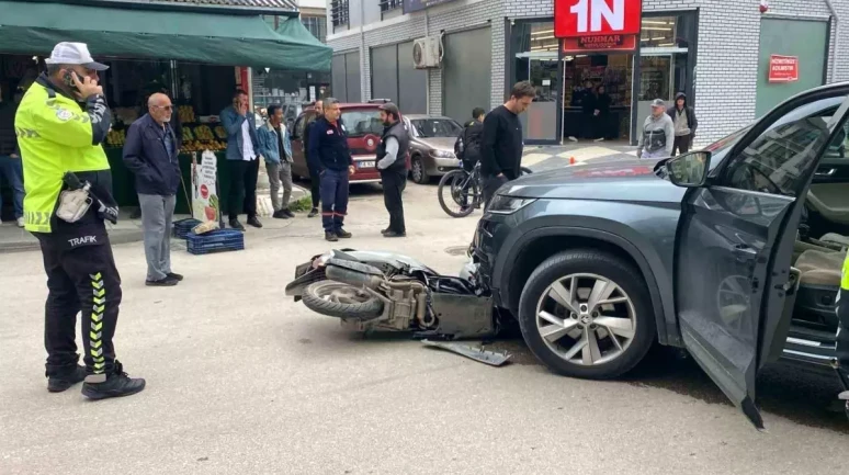 Bolu'da Motosiklet Kazası Sonucu Yusuf M. Yaralandı!