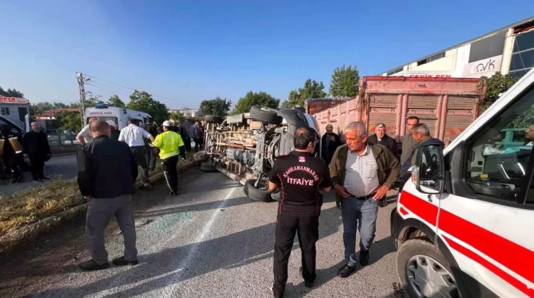 Kahramanmaraş'ta Meydana Gelen Trafik Kazasında 12 Kişi Yaralandı!