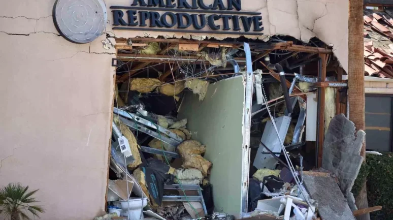 California'da Palm Springs'te Klinikte Yoğun Patlama Yaşandı!