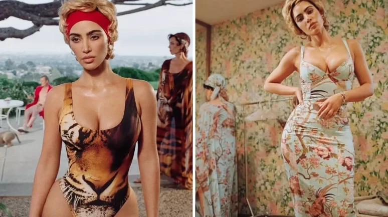 Ünlü oyuncu Kim Kardashian yeni imajıyla bambaşka biri oldu!