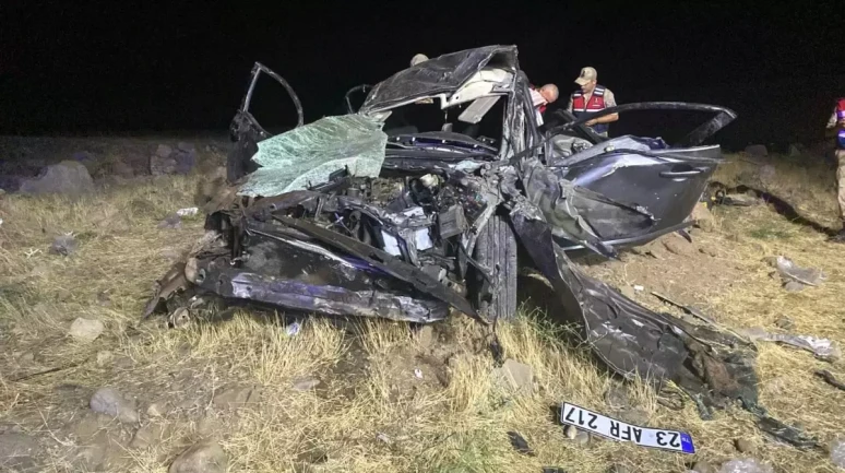 Elazığ'da Felaket Kaza: 2 Kişi Öldü, 3 Kişi Yaralandı!