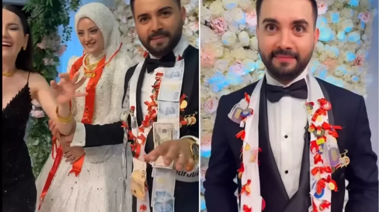 Kadir Ezildi'nin görkemli düğününde adeta altın yağdı!