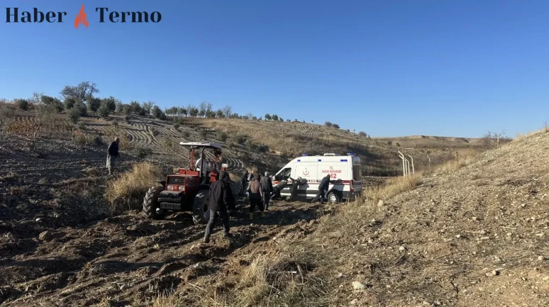 Adıyaman'da Kahta'da Tarlaya Giderken Traktör Devrildi: 1 Ölü