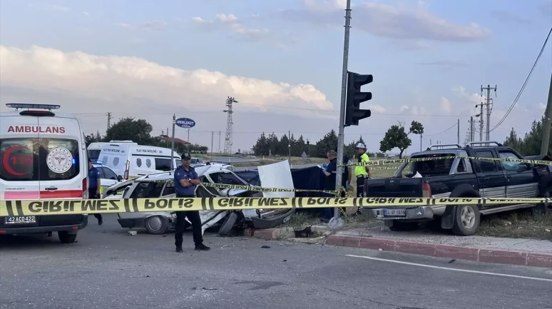 Konya'da Trafik Kazasında Bir Çift Hayatını Kaybetti