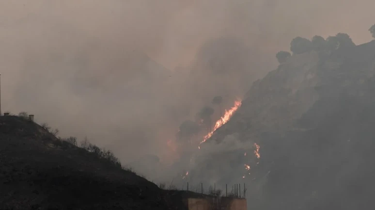 İtalya’nın Sardinya Adası’nda 20 farklı noktada orman yangını çıktı!